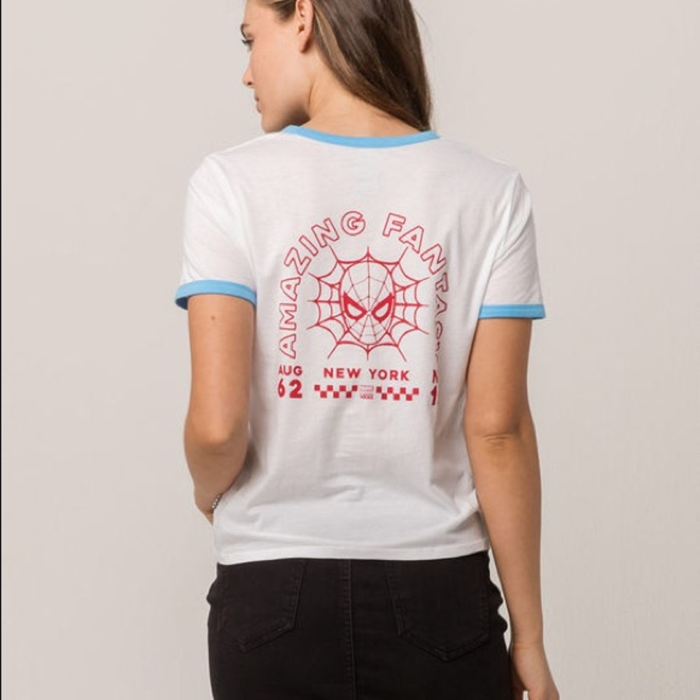 Vans Marvel Spidey Ringer Tee - Picture 3 of 5